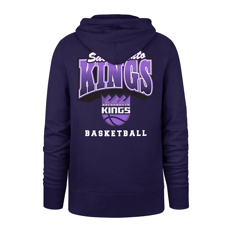 Sweat à capuche Sacramento Kings '47 violet édition City 2025/26 pour homme avec logo Jab Step Headline