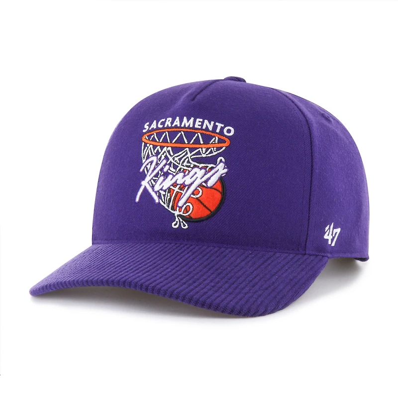 Men's '47  Purple Sacramento Kings Nothing But Net Hitch Adjustable Hat