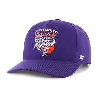 Men's '47  Purple Sacramento Kings Nothing But Net Hitch Adjustable Hat