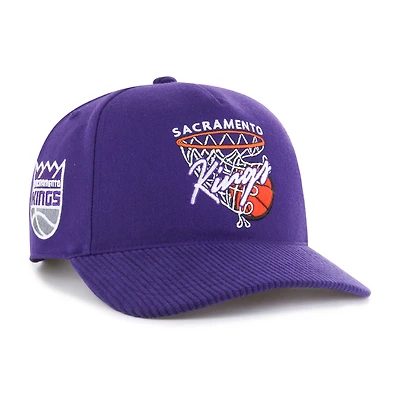 Men's '47  Purple Sacramento Kings Nothing But Net Hitch Adjustable Hat