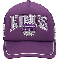 Men's '47 Purple Sacramento Kings Sidebrand Stripes Trucker Adjustable Hat