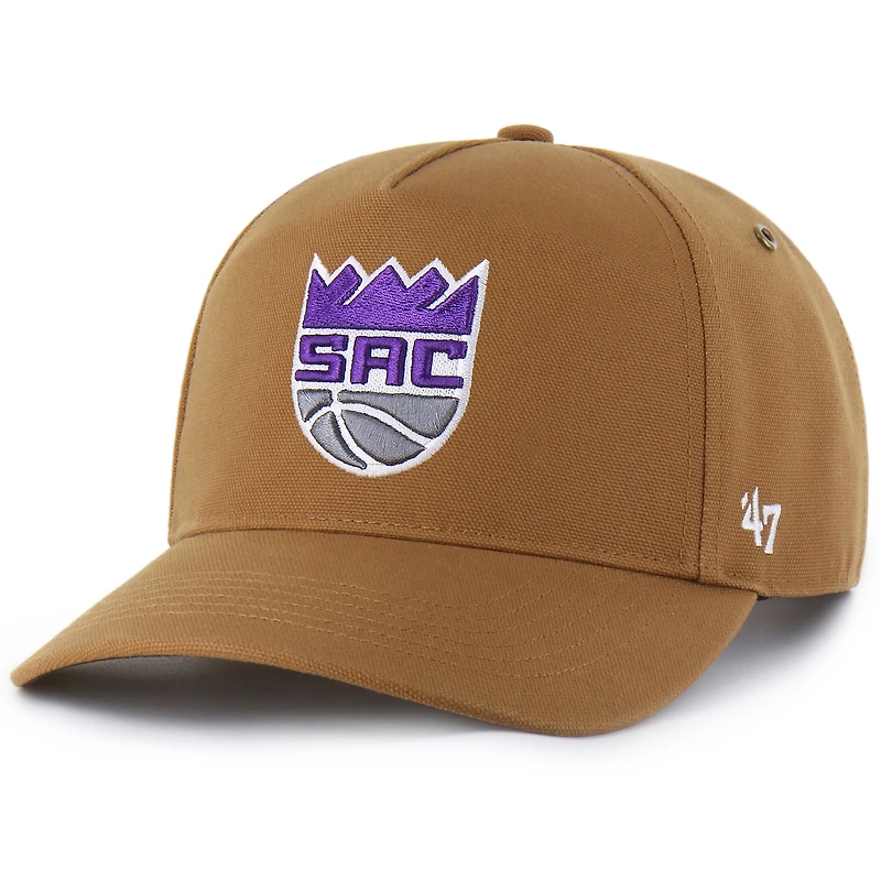 Casquette ajustable Carhartt x '47 marron Sacramento Kings Hitch pour homme