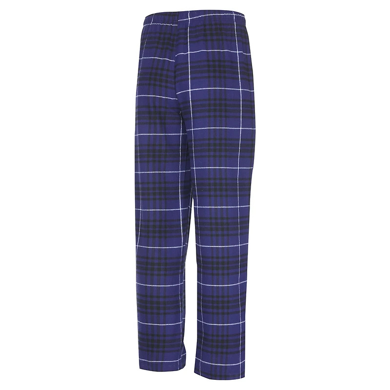 Ensemble de nuit Concepts Sport violet/noir pour homme, haut et pantalon en flanelle Vector des Sacramento Kings