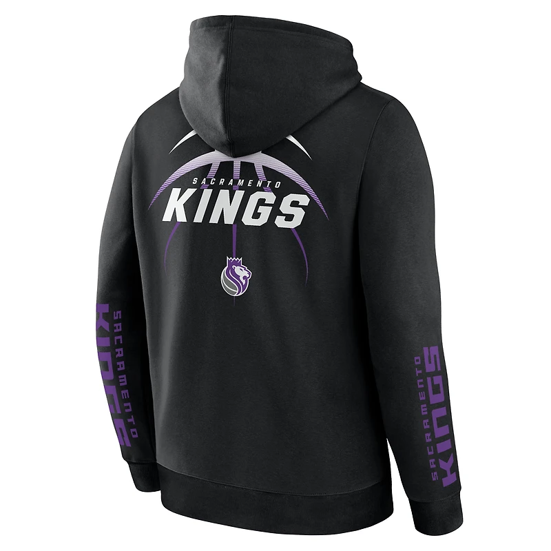 Men's Fanatics Black Sacramento Kings Legacy Guard Pullover Hoodie