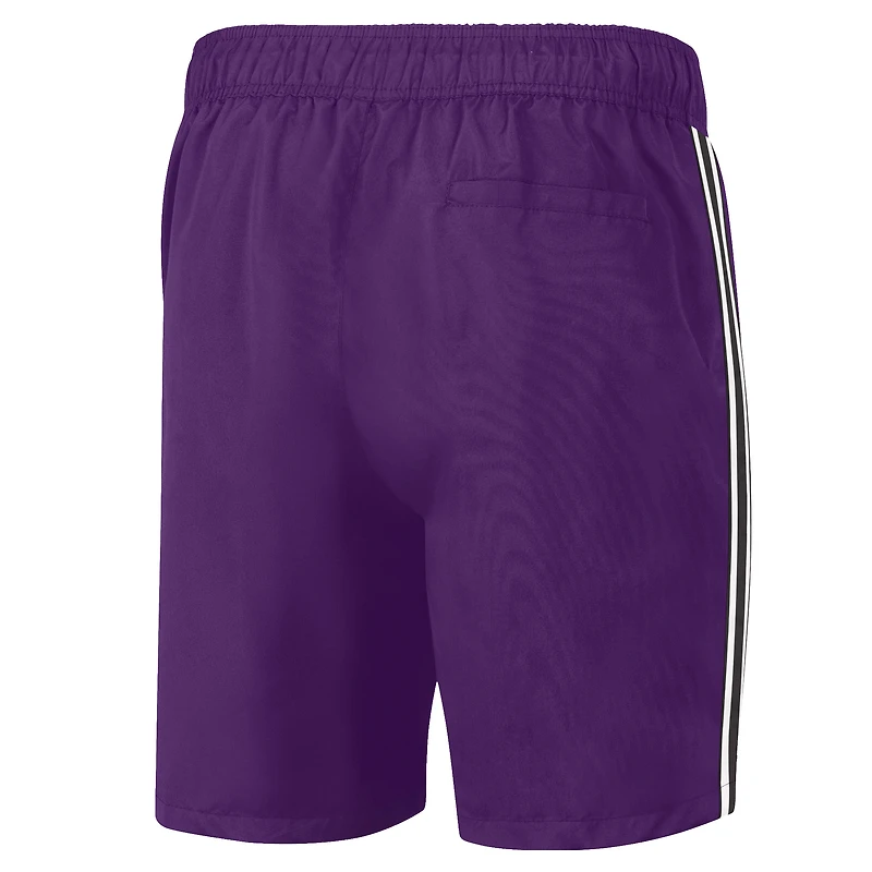 Short de bain G-III Sports by Carl Banks pour homme violet Sacramento Kings Sand Beach Volley