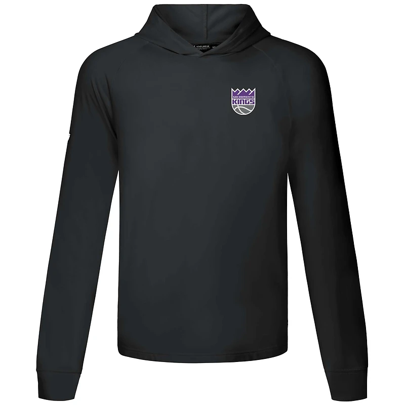Men's Levelwear Black Sacramento Kings Dimension R Pullover Hoodie
