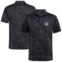 Polo noir Whisper pour homme des Sacramento Kings de Levelwear
