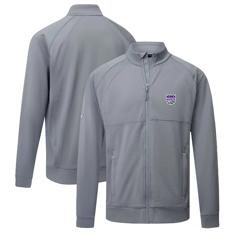 Veste zippée intégrale Levelwear grise Sacramento Kings Form Insignia Core pour homme