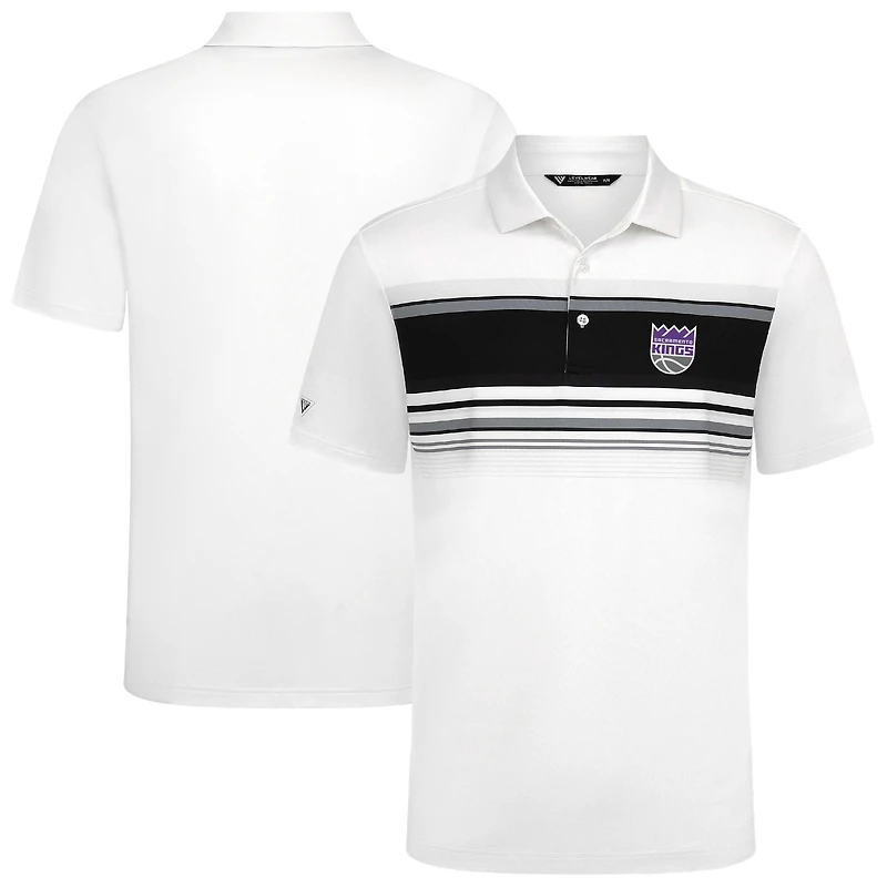 Polo blanc Onward pour homme des Sacramento Kings de Levelwear