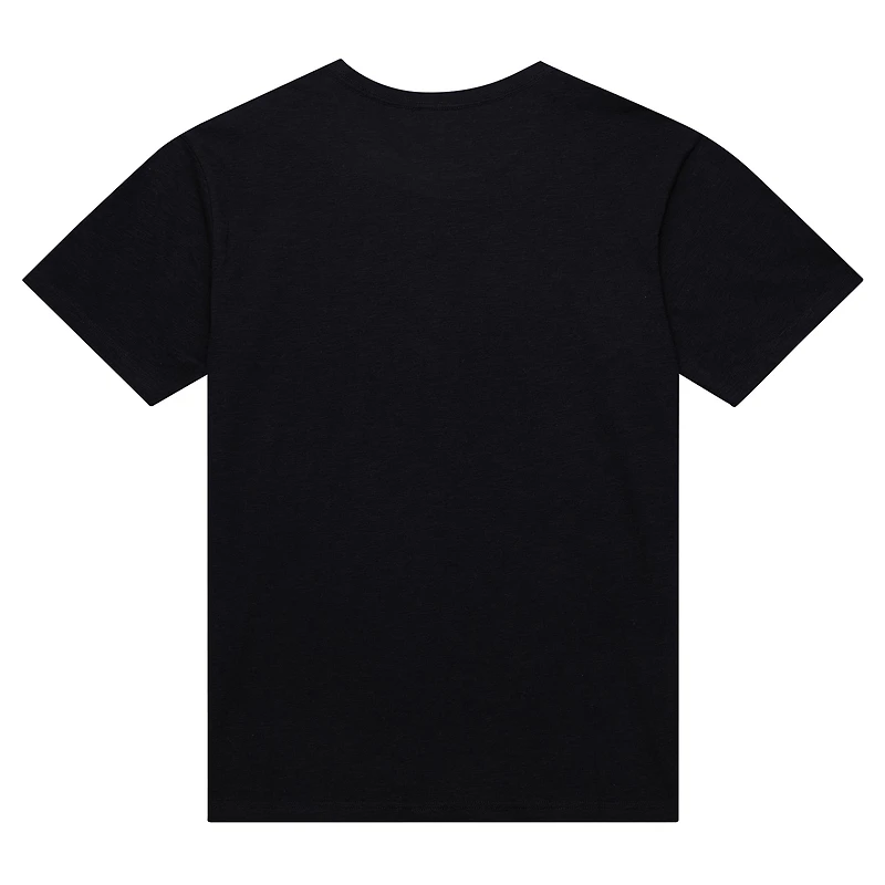 T-shirt noir à appliqués en feutre Hardwood Classics pour homme Mitchell & Ness Sacramento Kings