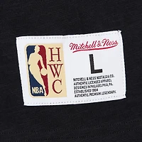T-shirt noir à appliqués en feutre Hardwood Classics pour homme Mitchell & Ness Sacramento Kings
