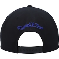 Men's Mitchell & Ness Black Sacramento Kings Hardwood Classics MVP Team Script 2.0 Snapback Hat