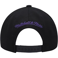 Casquette Snapback noire Mitchell & Ness Sacramento Kings Side Core 2.0 pour hommes