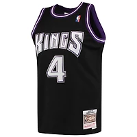 Men's Mitchell & Ness Chris Webber Black Sacramento Kings 2000/01 Hardwood Classics Swingman Jersey