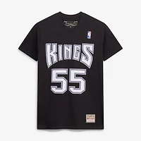 T-shirt noir avec nom et numéro de l'équipe Mitchell & Ness Jason Williams des Sacramento Kings Hardwood Classics pour hommes