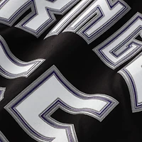 Men's Mitchell & Ness Jason Williams Black Sacramento Kings Hardwood Classics Team Name Number T-Shirt