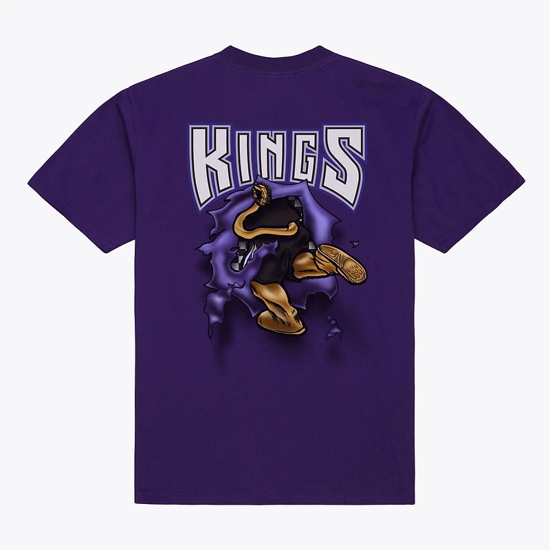 Men's Mitchell & Ness Purple Sacramento Kings Breakthrough T-Shirt
