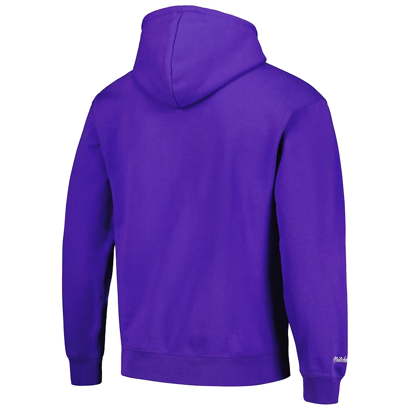 Sweat à capuche ton sur pour homme Mitchell & Ness Sacramento Kings Hardwood Classics violet