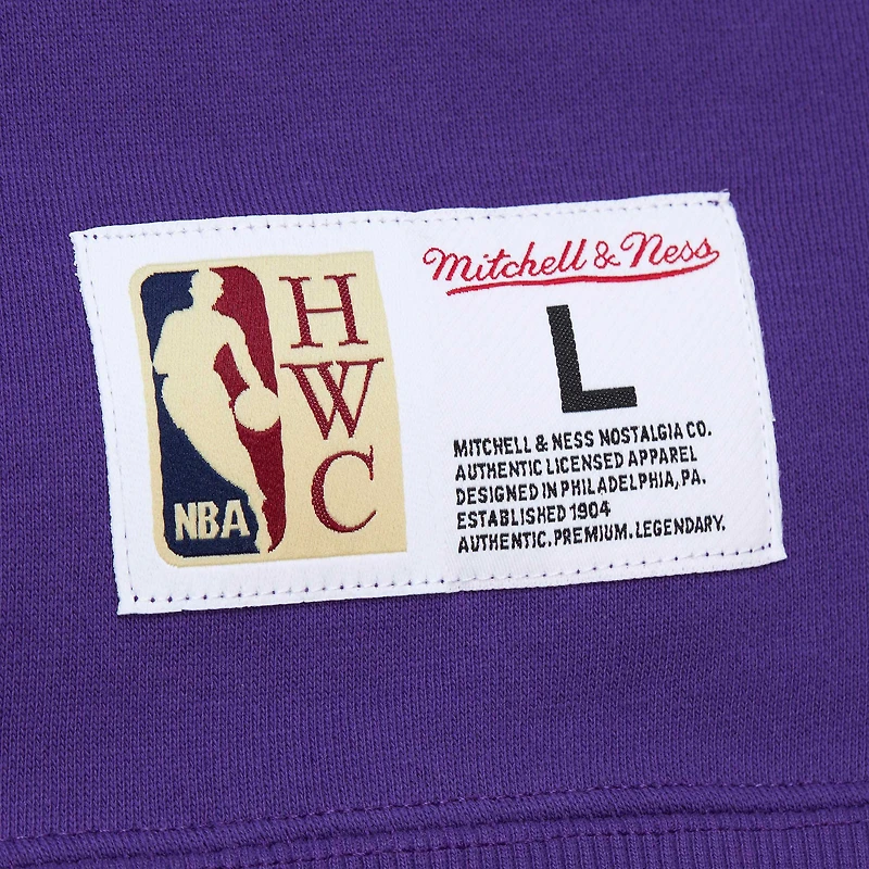 Sweat à capuche ton sur pour homme Mitchell & Ness Sacramento Kings Hardwood Classics violet