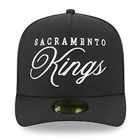 Casquette ajustée A-Frame 59FIFTY noire New Era pour homme, Sacramento Kings, draft NBA 2025