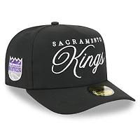 Casquette ajustée A-Frame 59FIFTY noire New Era pour homme, Sacramento Kings, draft NBA 2025