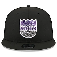 Men's New Era Black Sacramento Kings 2026 NBA Draft Crystal 9FIFTY Snapback Hat