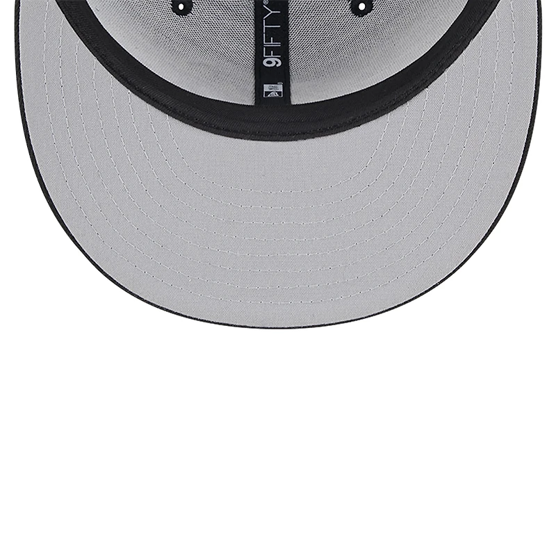 Casquette de camionneur à visière noire New Era Sacramento Kings 9FIFTY pour homme