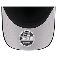 Casquette ajustable New Era noire Sacramento Kings 9FORTY Stock M-Crown pour homme