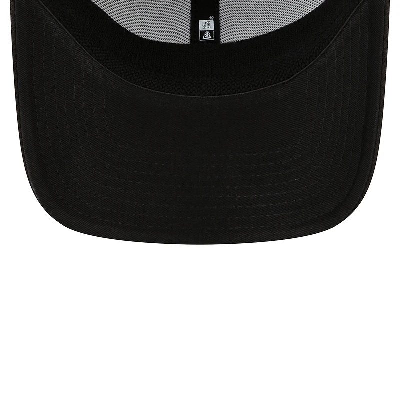 Men's New Era Black Sacramento Kings Logo 39THIRTY Flex Hat