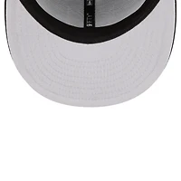 Casquette Snapback 9FIFTY noire de couleur officielle de l'équipe des Sacramento Kings New Era pour hommes