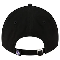 Casquette ajustable New Era noire Sacramento Kings Team 2.0 9TWENTY pour homme