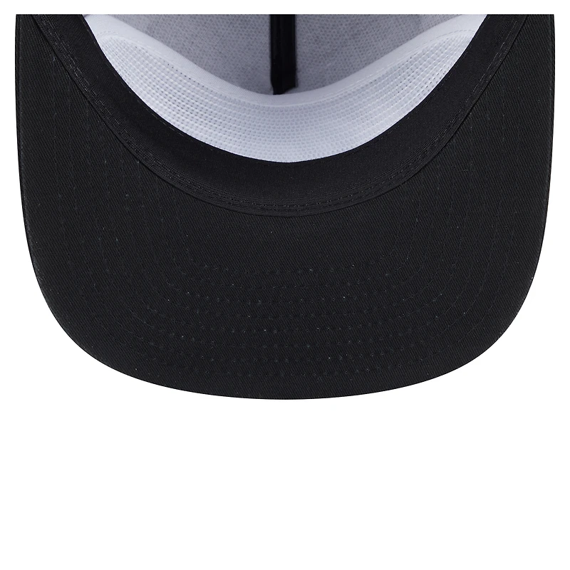Casquette snapback noire New Era pour homme avec texte de l'équipe des Sacramento Kings