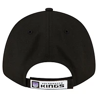 Men's New Era Black Sacramento Kings The League 9FORTY Adjustable Hat