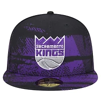Casquette ajustée noire Sacramento Kings Tip-Off 59FIFTY de New Era pour homme