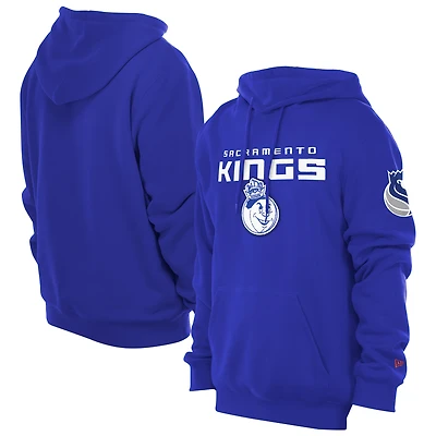 Men's New Era  Blue Sacramento Kings 2024/25 City Edition Chenille Heavyweight Pullover Hoodie