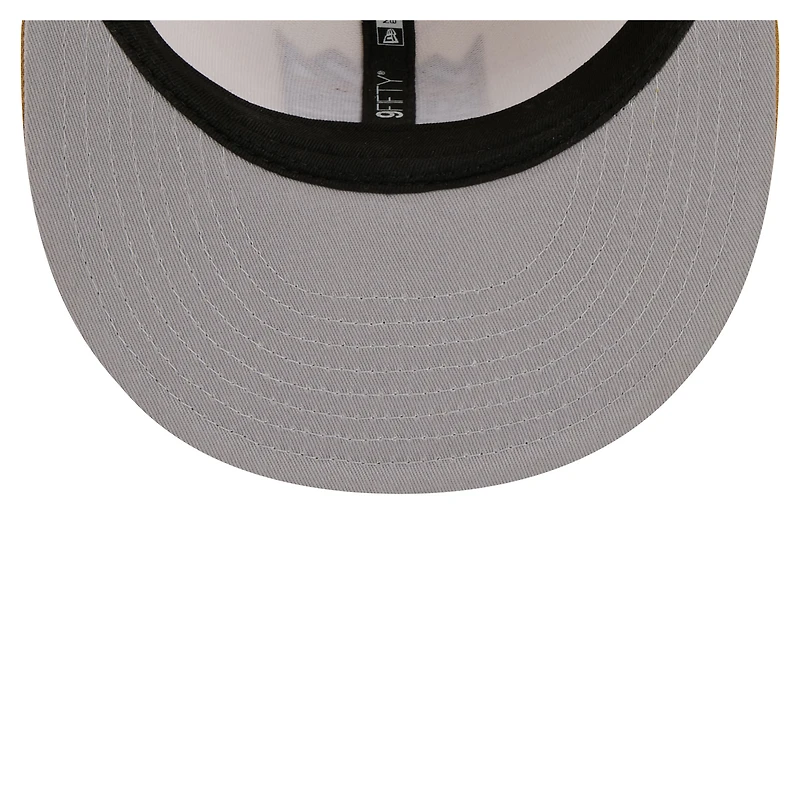 Men's New Era  Cream/Tan Sacramento Kings Two-Tone Color Pack 9FIFTY Snapback Hat