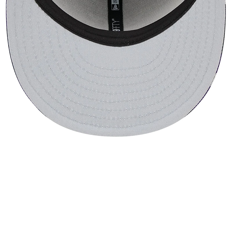 Men's New Era Gray Sacramento Kings Active Color Camo Visor 59FIFTY Fitted Hat