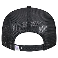 Men's New Era Gray Sacramento Kings Meshback 9FIFTY Snapback Hat