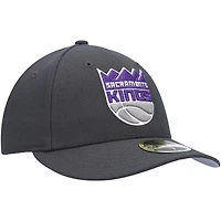 Casquette ajustée 59FIFTY à profil bas de l'équipe Sacramento Kings New Era grise pour homme