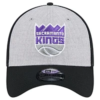 Men's New Era Heather Gray/Black Sacramento Kings Two-Tone 39THIRTY Flex Hat
