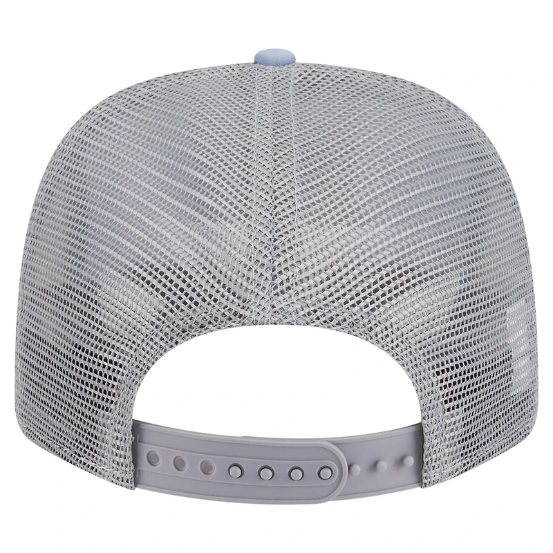 Casquette extensible à bouton-pression New Era bleu clair/gris Sacramento Kings Adventure Aloha Pattern 9SEVENTY pour homme