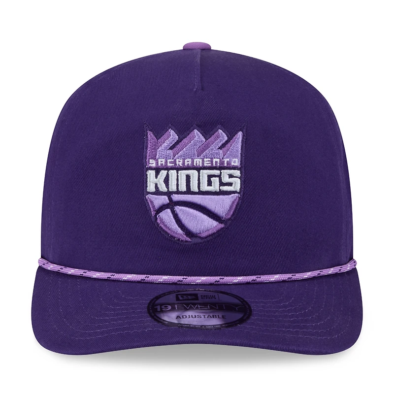 Casquette ajustable New Era violette Sacramento Kings 2025/26 City Edition 19TWENTY pour homme