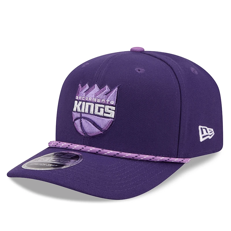 Casquette ajustable New Era violette Sacramento Kings édition City 2025/26 9SEVENTY pour homme