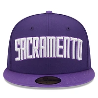 Men's New Era Purple Sacramento Kings 2025/26 City Edition Alternate 59FIFTY Fitted Hat