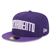 Casquette ajustée New Era violette Sacramento Kings 2025/26 City Edition Alternate 59FIFTY pour homme