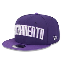 Men's New Era Purple Sacramento Kings 2025/26 City Edition Alternate 9FIFTY Snapback Hat