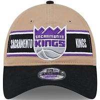 Men's New Era Tan/Black Sacramento Kings 2024 NBA Draft 9TWENTY Adjustable Hat