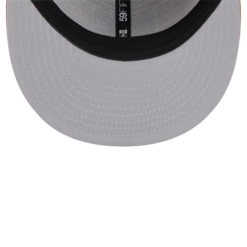 Casquette ajustée 59FIFTY Sacramento Kings de New Era pour homme, coloris beige