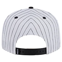 Casquette snapback New Era blanche Sacramento Kings Deceptor à fines rayures 9FIFTY pour homme