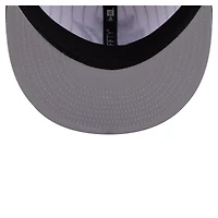 Casquette snapback New Era blanche Sacramento Kings Deceptor à fines rayures 9FIFTY pour homme